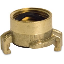 Mega Snelkoppeling messing 1" binnendraad NA 40
