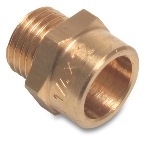 Bonfix Puntstuk messing 12 mm x 3/8