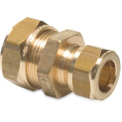 Bonfix Verloopsok messing 15 mm x 12 mm knel KIWA/GASTEC