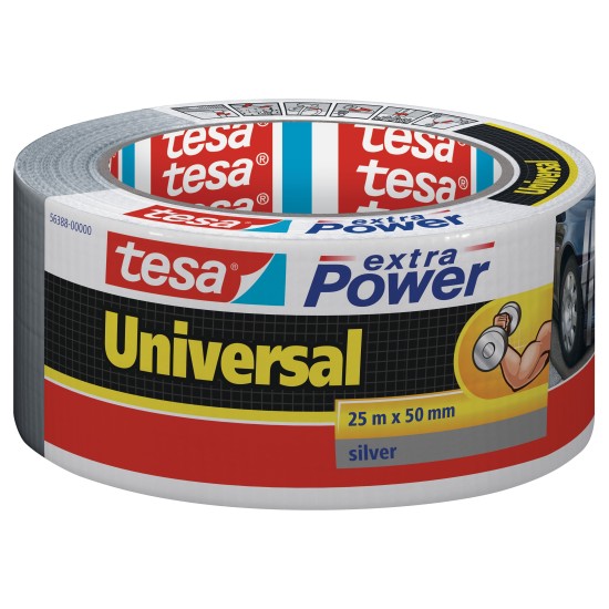 Tesa extra Power Universal grijs 25 meter 50mm
