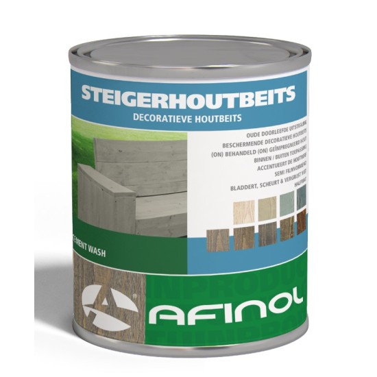 Afinol Steigerhoutbeits antraciet wash 750ml