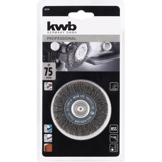 Schijfborstel Staal 75G ZB