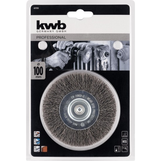 Schijfborstel Dub dik 100G 