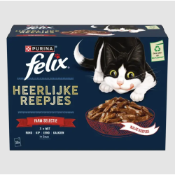 Felix Heerlijke Reepjes Farm selectie 12x 80gr
