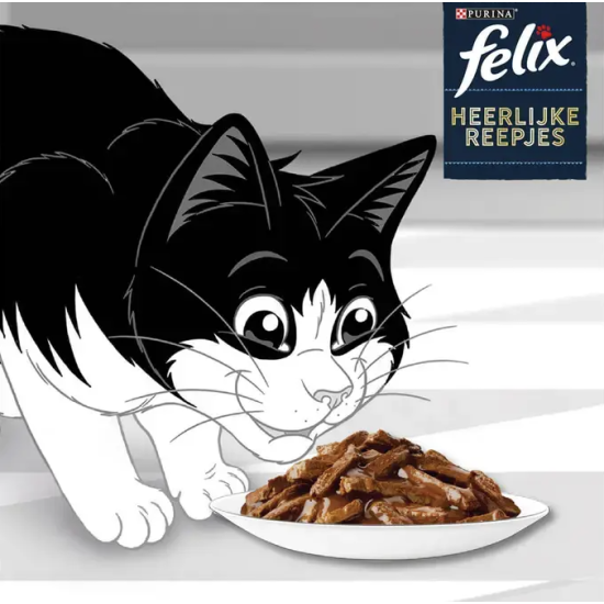 Felix Heerlijke Reepjes Farm selectie 12x 80gr