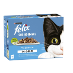 Felix Original Vis Selectie in gelei 12x 85gr Felix Original Vis Selectie in gelei 12x 85gr