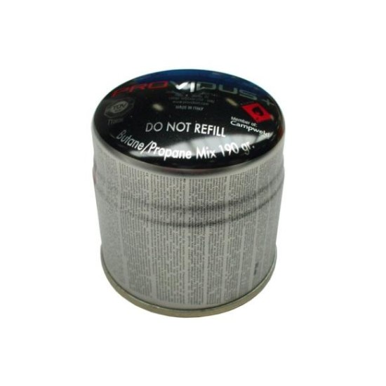 Gasvulling 190 gram met afsluitbeveiliging