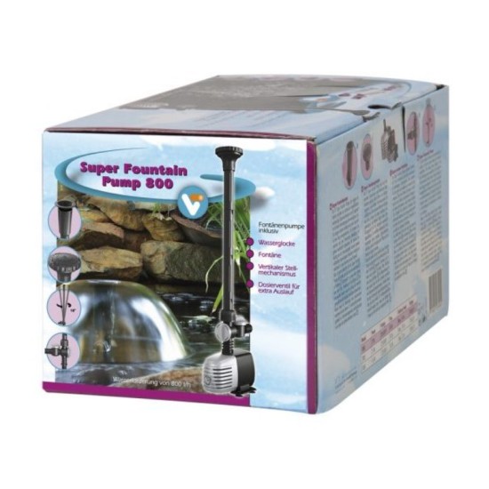 Super fontein pomp 800 L/UUR
