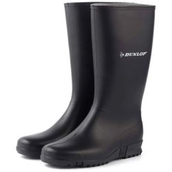 Dunlop pvc sportlaars zwart