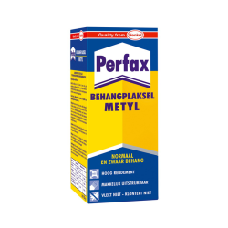PERFAX BLAUW METYL BEHANGLIJM 125 GRAM