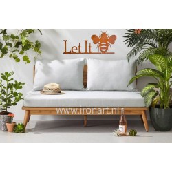 Wandbord 'Let it bee' EcoRoest