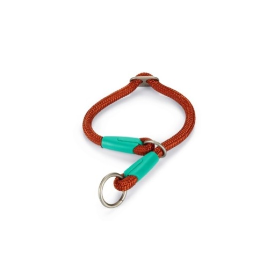Beeztees nylon ronde halsband nirka lichtbruin 40X10