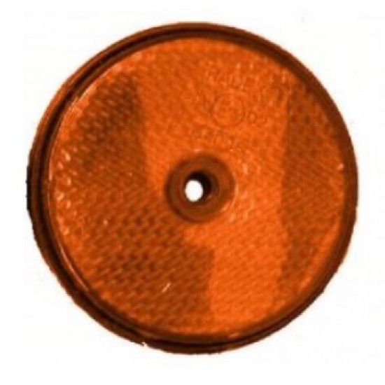 Reflector rond oranje 60MM