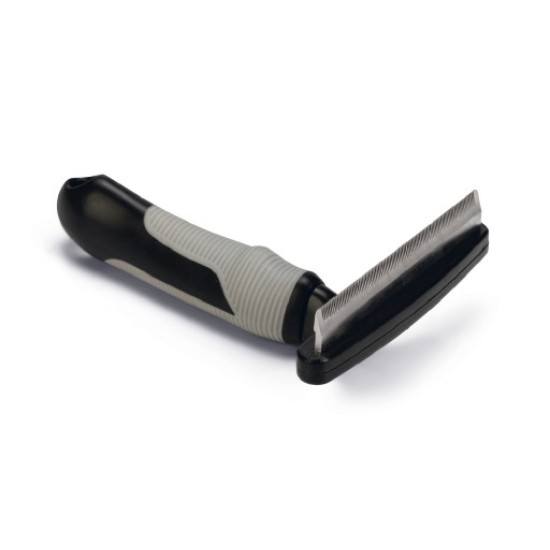 Trimhark groot hond zwart/grijs