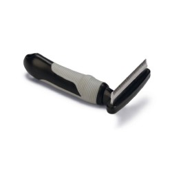 Trimhark middel hond zwart/grijs