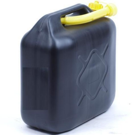 Jerrycan benzine zwart 10L