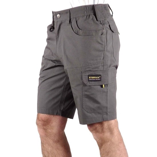 korte werkbroek Ron antraciet