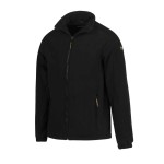 Ramon fleece jack zwart