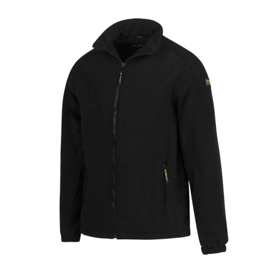 Ramon fleece jack zwart