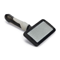 Slickerborstel groot zwart grijs