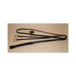 Lederen voortuig zwart