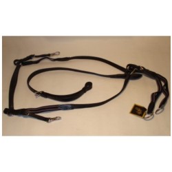 Lederen voortuig zwart