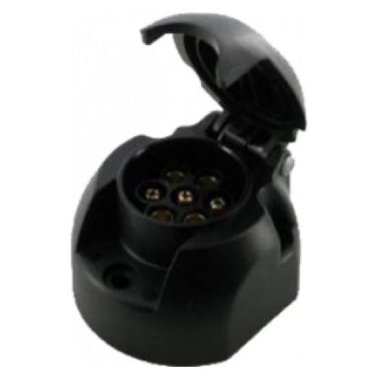 Stekkerdoos 7-polig kunststof