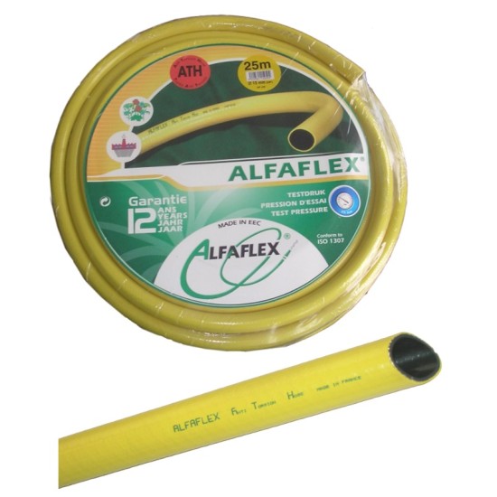 Alfaflex slang geel 19mm 50 meter