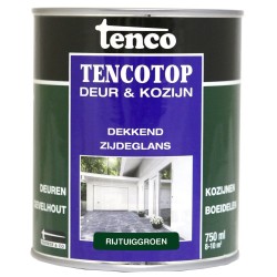 TencoTop Deur en Kozijn dekkend zijdeglans rijtuigengroen 750ml