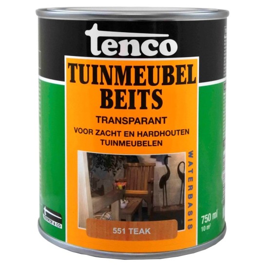 Tenco Tuinmeubelbeits waterbasis 551 Teak 750ml