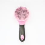 Soft touch staart- en manenborstel roze