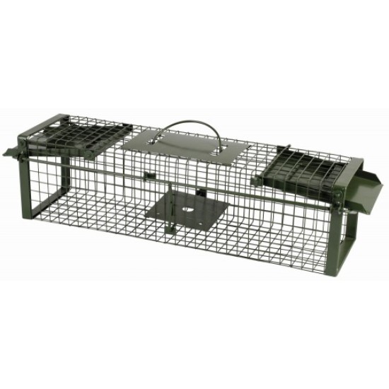 Vangkooi rat met 2 ingangen 60X17,5X16,5CM