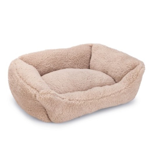 Beeztees pluche ligbed Kadi beige 47x37x18cm Beeztees pluche ligbed Kadi beige 47x37x18cm