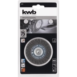 Schijfborstel Staal 75mm fijn