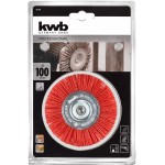 Schijfborstel Nylon 100mm grof