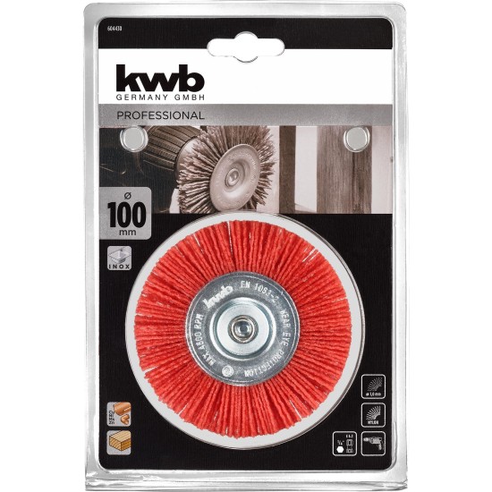 Schijfborstel Nylon 100mm grof