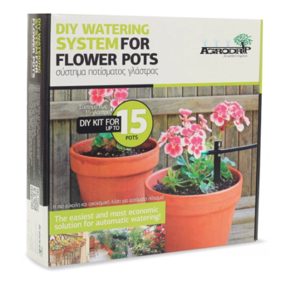 Agrodrip DHZ beregeningssysteem - max 15 bloempotten