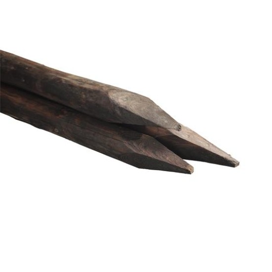 Houten palen naaldhout Nobifix gefreesd 140x7,5cm