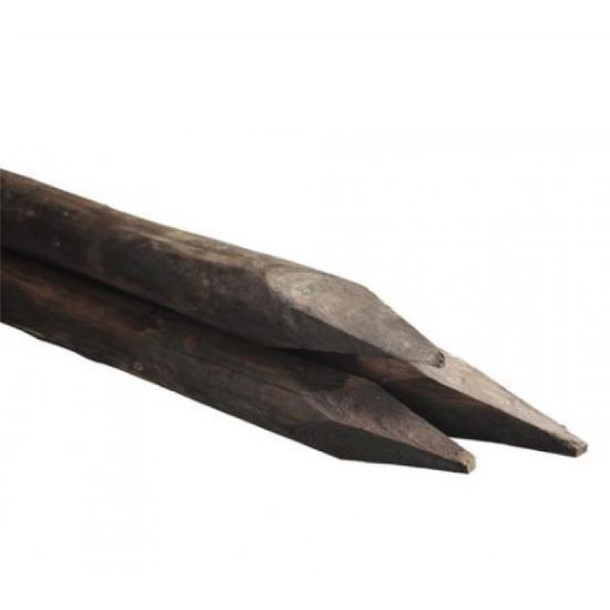 Houten palen naaldhout Nobifix gefreesd 140x7,5cm