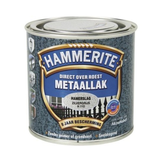 Hammerite Hamerslag zilvergrijs H115 750ml