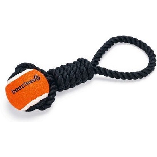 Beeztees flossytoy bal leira zwart