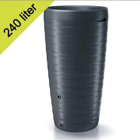 Regenton Maze 2 in 1 antraciet 240 liter