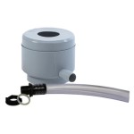 Vulautomaat afsluiter en bladvanger