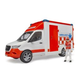 Bruder Sprinter ambulance met chauffeur 1:16