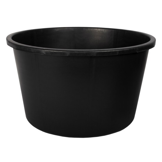 Speciekuip rond 90 liter zwart