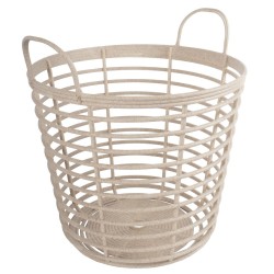 Mand eco crème hout 25 liter