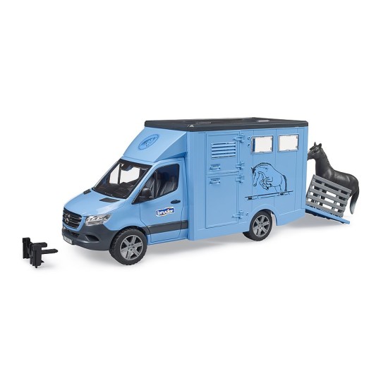 Bruder MB Sprinter paardentransporter met paard 1:16 Bruder MB Sprinter paardentransporter met paard 1:16