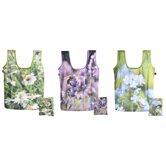 Opvouwbare tas lente assorti