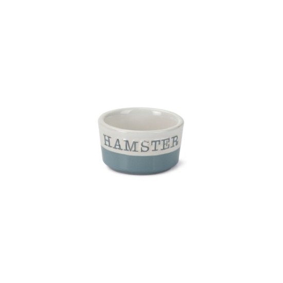 Keramiek hamstervoerbakje blauw