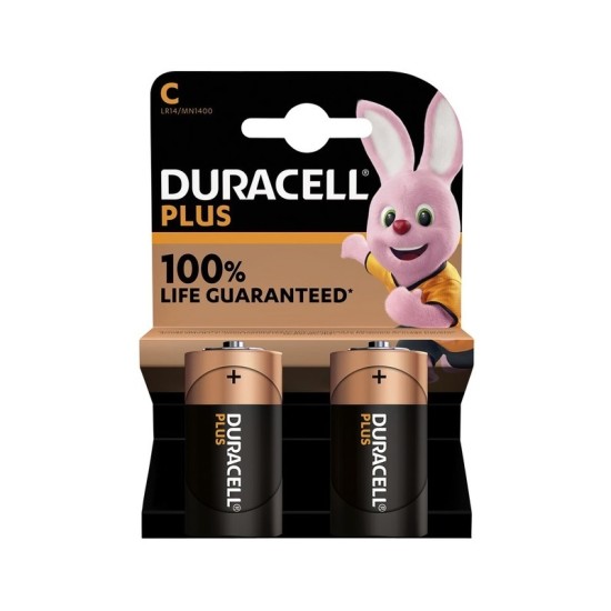 Duracell Plus Power C batterijen MN1400/C/LR14 2 stuks